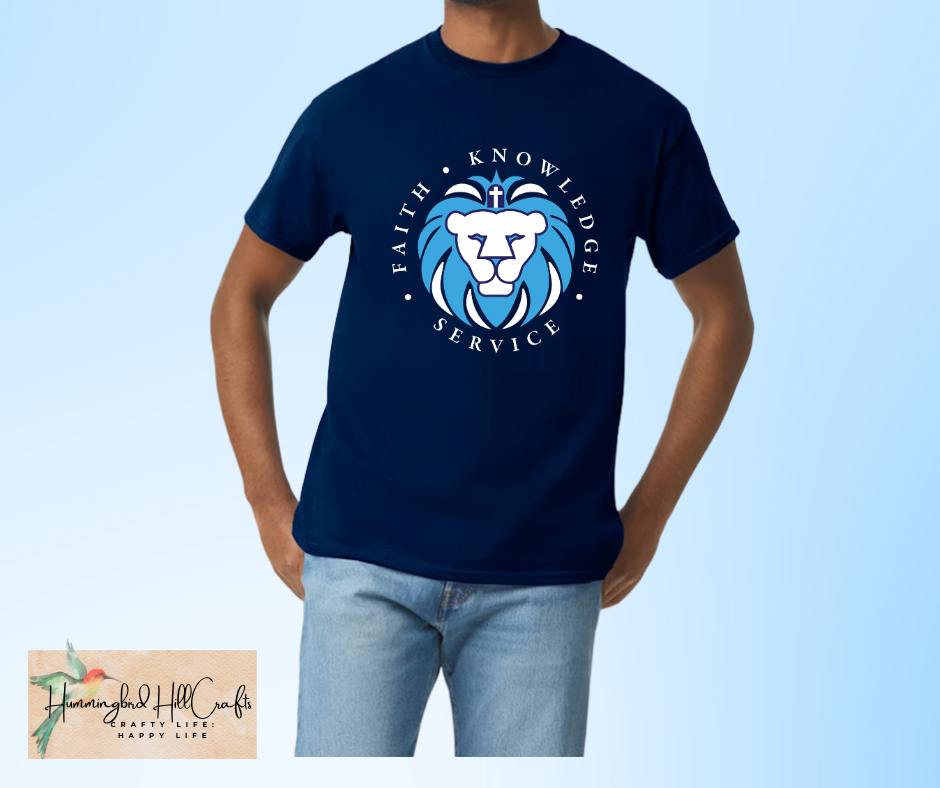Friday Gear - St. Mary's Short Sleeve T-Shirt - Large Lion Head Logo