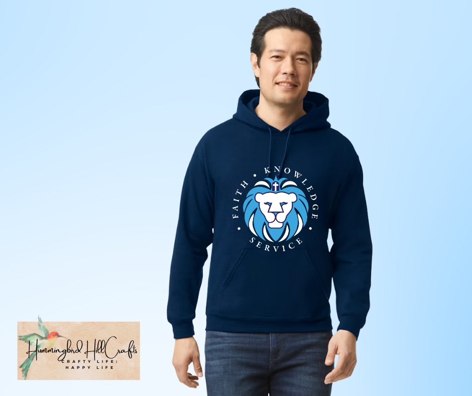 Uniform - Not Mass Dress - St. Mary's Hoodie Sweatshirt -Lion Logo