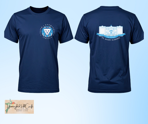 100th Anniversary St. Mary's T-Shirt with lion pocket logo